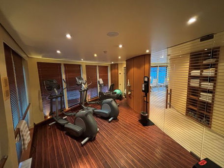 Fitnesscenter und SPA auf der A-ROSA VIVA 2025