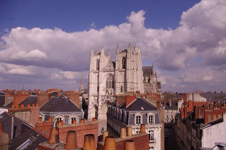 Panoramablick auf die Kathedrale von Nantes 2025