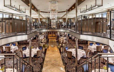 Restaurant auf der MS Amelia 2025