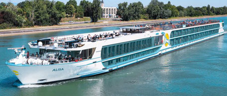 Flusskreuzfahrtschiff MS Alisa auf dem Rhein 2025