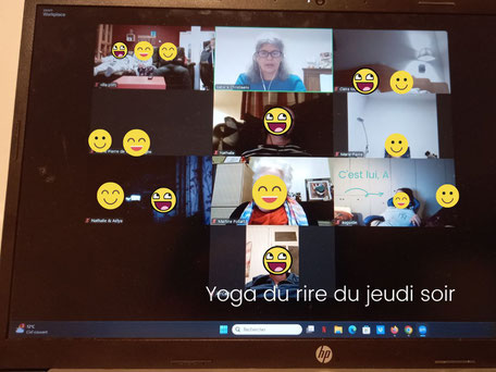 A. a retrouvé son rire avec le yoga du rire
