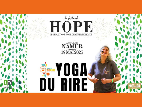 Yoga du rire au Salon HOPE - 18 mai 