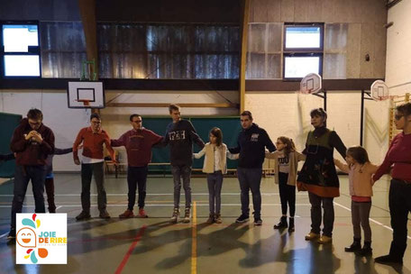 Séance en inclusion. Centre Nuances et école de Gesves