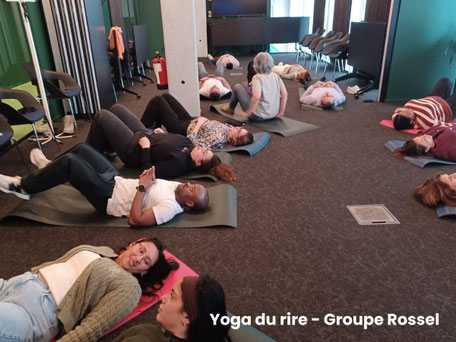 Relaxation guidée après yoga du rire - Groupe Rossel
