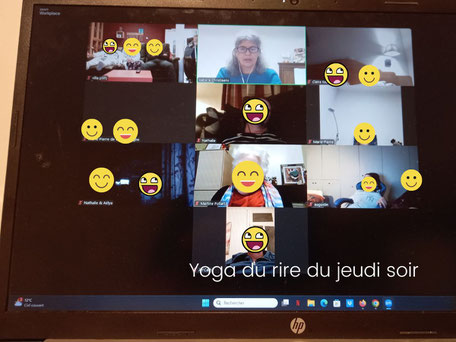 Yoga du rire en ligne - 1 jeudi par mois