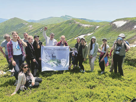 Biologiestudent*innen aus der ganzen Ukraine erfassen die Biodiversität von Swydowetz und unser Engagement zur Rettung von diesem Bergmassiv geht weiter