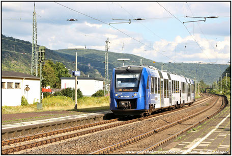 Vlexx 622 436 auf dem Weg nach Koblenz in Oberwesel, 29.07.2016 