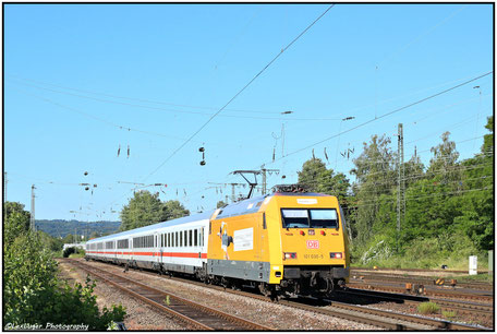 DB 101 030-5 mit einem IC 2059 nach Stuttgart, Homburg den 29.05.2020