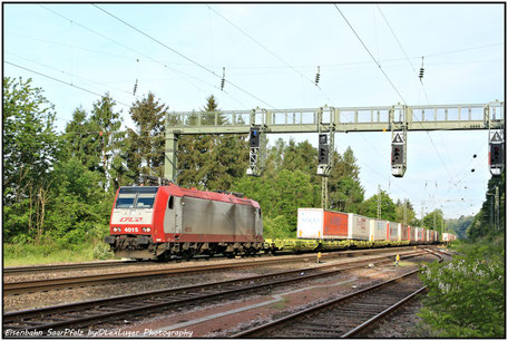CFL 4015 durchfährt mit einem Marszug den Bahnhof von Luisenthal, 13.05.2020 