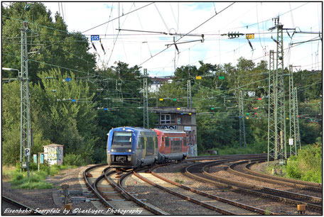 SNCF X73911 und X73914 unterwegs nach Forbach, Saardamm den 09.08.2017 