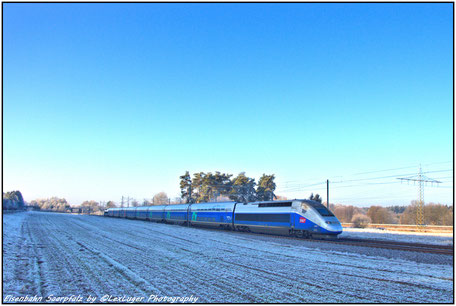 TGV 4709 bei frostigen Wetter in Vogelbach, 29.12.2016 