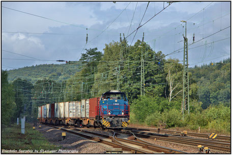 HGB 275 501-5 (V 150.02) mit Frankenbach-Containerzug, St. Ingbert den 09.08.2017 