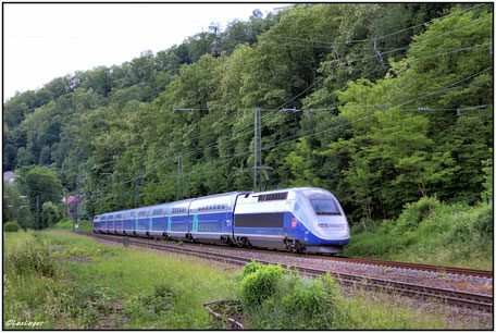 TGV Euroduplex in Scheidt (Saar), 04.06.2016 