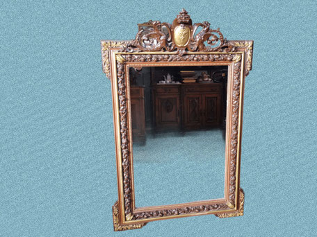 SPECCHIERA CAMINIERA LUIGI FILIPPO EPOCA XIX SECOLO 