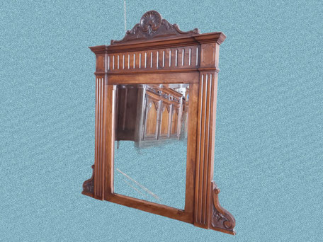 SPECCHIERA CAMINIERA DORATA LUIGI FILIPPO EPOCA XIX SECOLO RESTAURATA