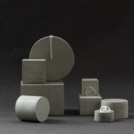 Large Concrete Display Blocks By PASiNGA