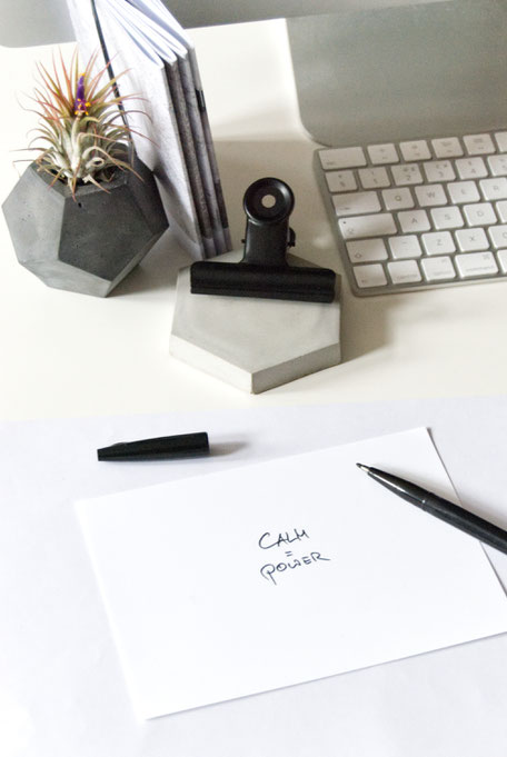 Free motivational printable 'Calm is Power' by PASiNGA design