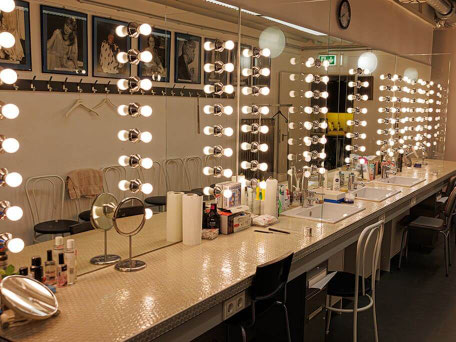 Garderobe bei der Theater Backstage Tour von Horizontgänger Hamburg
