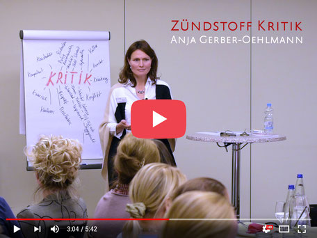 Video Zündstoff Kritik, Anja Gerber-Oehlmann, GO Ahead Consulting, Krisencoach, Verhandlungsexpertin