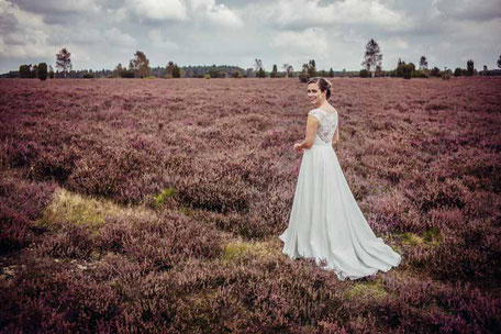 Vintage Brautkleid schlicht & elegant