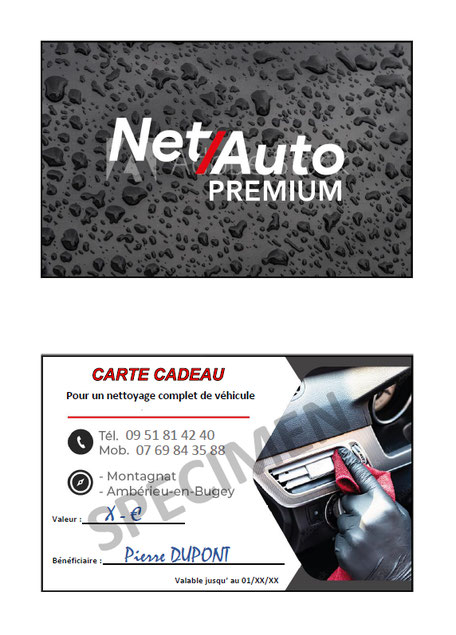 Carte Cadeau Netauto Premium