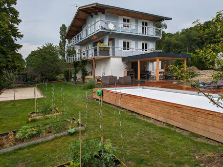 Suivi de chantier d'aménagement payasger, à Aix les Bains, en Savoie.