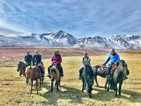 Horse Riding in Altai Mountains