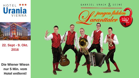 Wiener Wiesn-Feat 2016 - auf die Wiesn Übernachtung im Hotel Romantikhotel Urania Wien Vienna, 1030 Wien, Prater Nähe, Messe Wien