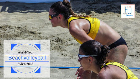 Die FIVB Beach Volleyball World tour 2018 Wien Beachvolleyball WM Weltmeisterschaft 2017 Hotel Romantikhotel Urania Vienna ORF, 1030 www.hotelurania.at