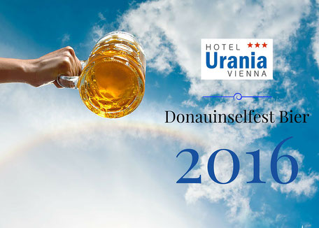 Das offizielle Bier beim Donauinselfest 2016 von Ottakringer. Inselbier. Präsentation. Donauinsel. Günstige Hotel. www.hotelurania.at