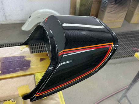 カスタムペイントバイク旧車,スズキGS400,純正塗装,レストア