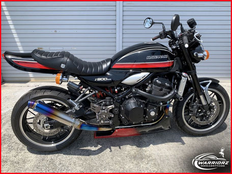 カスタムペイントバイク旧車,カワサキZ900,グラデーション塗装