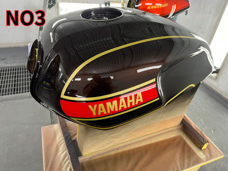 カスタムペイントバイク旧車,ヤマハRZ,レストア,純正塗装