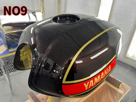 カスタムペイントバイク旧車,ヤマハRZ,レストア,純正塗装