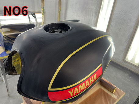 カスタムペイントバイク旧車,ヤマハRZ,レストア,純正塗装