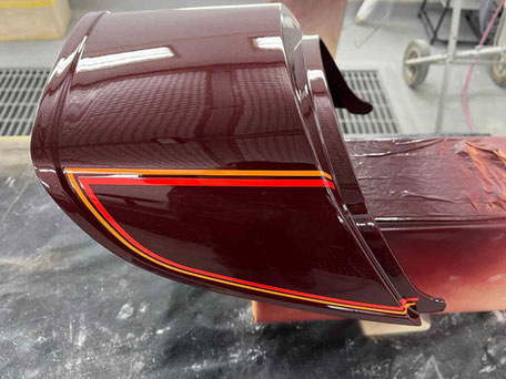 カスタムペイントバイク旧車,スズキGS400,純正塗装,レストア