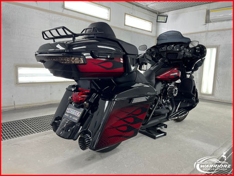 ハーレーダビットソン塗装料金とカスタムペイント塗装費用