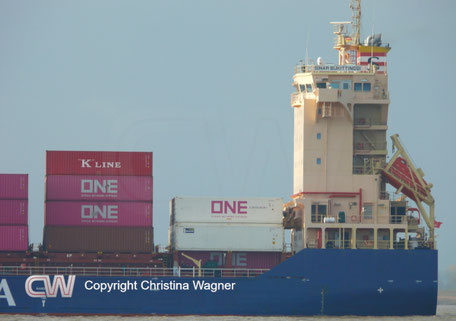 Containerschiff SINAR BUKITTINGGI, IMO 9942299, Samudera Ships