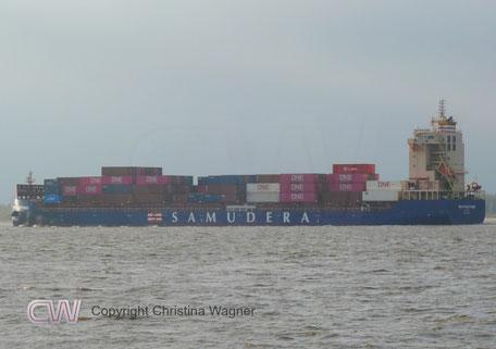 Containerschiff SINAR BUKITTINGGI, IMO 9942299, Reederei Samudera Ships