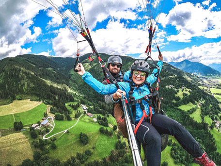 Tandemliegen im Sommer