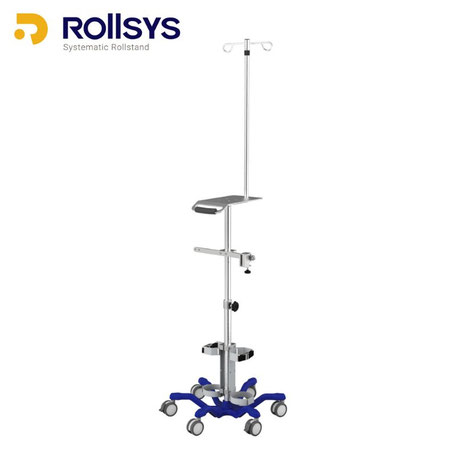 RS-004 人工呼吸器カート（高耐久6脚ベース）｜Rollsys