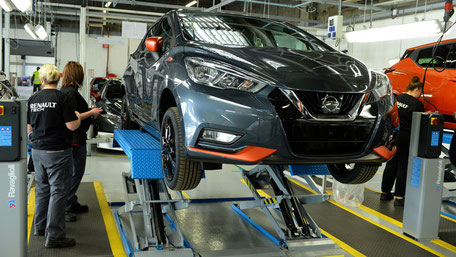 USINE RENAULT A FLINS POUR MICRA