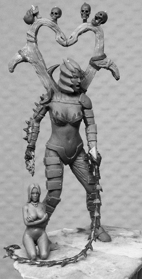 Figurine ogresse 54 mm Dhusarra
