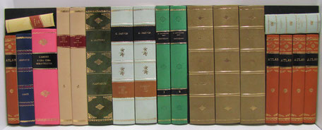 fake library colors chosen by the customer