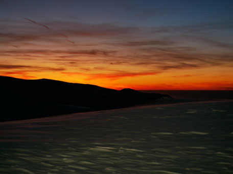 Sunset on top of Wolfsbed.