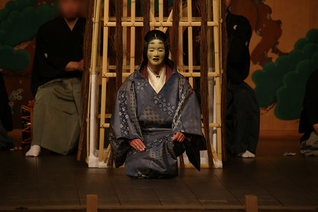 深井(雪)　武田神社薪能第10回「安達原」シテ 佐久間二郎師