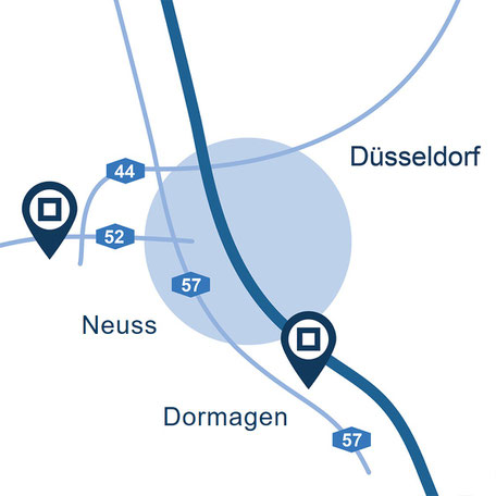 Blaue Boxen Self Storage Neuss- Günstigen Lagerraum mieten