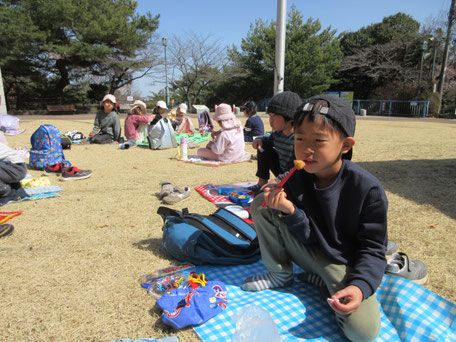 「お別れ遠足！お弁当time！」
