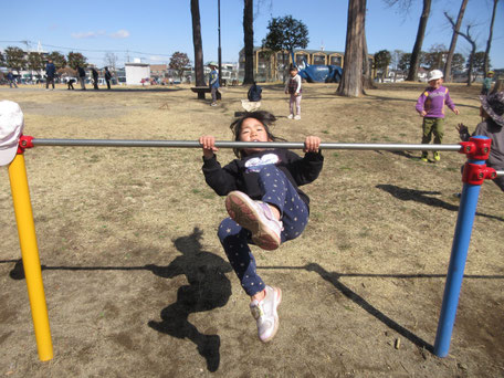 逆上がりできるよ‼