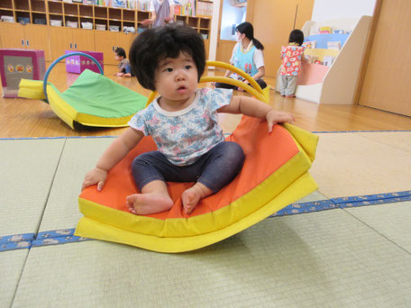 「ゆ～ら ゆ～ら いいきもち♡」